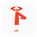 Yoga Poses Character Icon