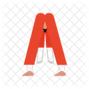Yoga Poses Character Icon