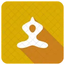 Yoga Exercise Fitness Icon