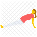 Upward Yoga Plank Icon