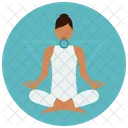 Chakra Throat Meditation Icon