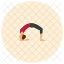 Pridge Yoga Pose Icon