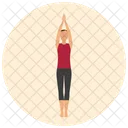 Upward Salute Yoga Icon