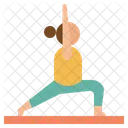 Yoga Fitness Leisure Icon
