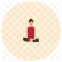 Easy Yoga Pose Icon