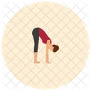 Forward Fold Yoga Icon