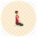 Held Yoga Pose Symbol