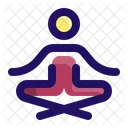 Yoga Sit Relax Icon
