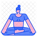 Yoga Healthy Exercise Icon