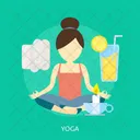 Yoga Sport Women Icon