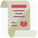 Yoga Certificate Certificate Exercise Icon