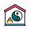 Yoga Home Color Icon