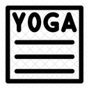 Yoga Document Sheet Icon