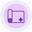 Yoga Matte Wellness Symbol