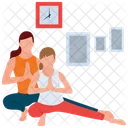 Yoga Exercise Icon