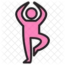 Yoga Exercise Yoga Workout Icon