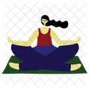 Yoga Girl Fitness Girl Icon