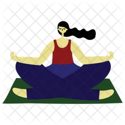 Yoga Girl  Icon