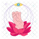 Yoga Hand Chin Mudra Hand Mudra Icon
