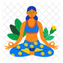 Yoga Calmness Mediation Icon