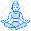 Yoga Exercise Fitness Icon