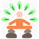 Yoga Exercise Meditate Icon