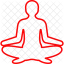 Yoga Medidation Relax Icon