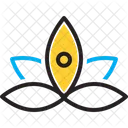 Yoga Flower Concentration Icon