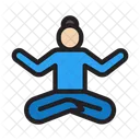 Yoga Fitness Exercise Icon