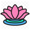 Lotus De Yoga Lotus Fleur Icône