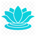Yoga de loto  Icono