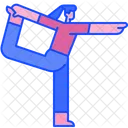 Yoga-Mädchen  Icon