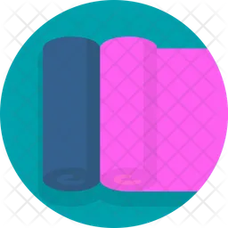 Yoga mat  Icon