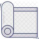 Yoga Mat Fitness Relax Icon