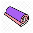 Yoga Mat Fitness Workout Icon