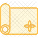 Yoga Mat Wellness Icon