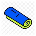 Yoga Mat Fitness Workout Icon