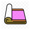 Yoga Mat Fitness Workout Icon