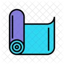 Yoga Mat Fitness Icon