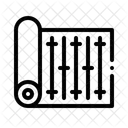 Yoga Mat Fitness Exercise Icon