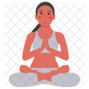 Yoga Meister Training Fitness Kurs Symbol