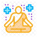 Yoga Men Healing Icon
