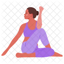 Mujeres yoga  Icon