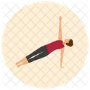 Side Plank Yoga Icon