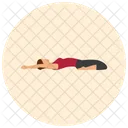 Sleeping Hero Yoga Icon
