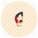 Supported Headstand Yoga Icon