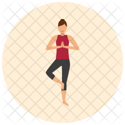 Yoga pose Icon