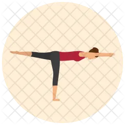 Yogastellung  Symbol