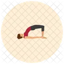 Bridge Yoga Pose Icon