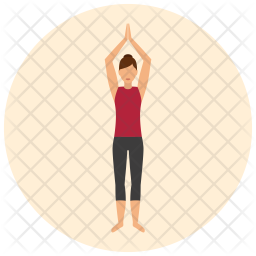 Yoga pose Icon